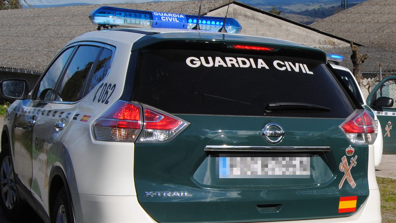 Un vehículo de la Guardia Civil. EP