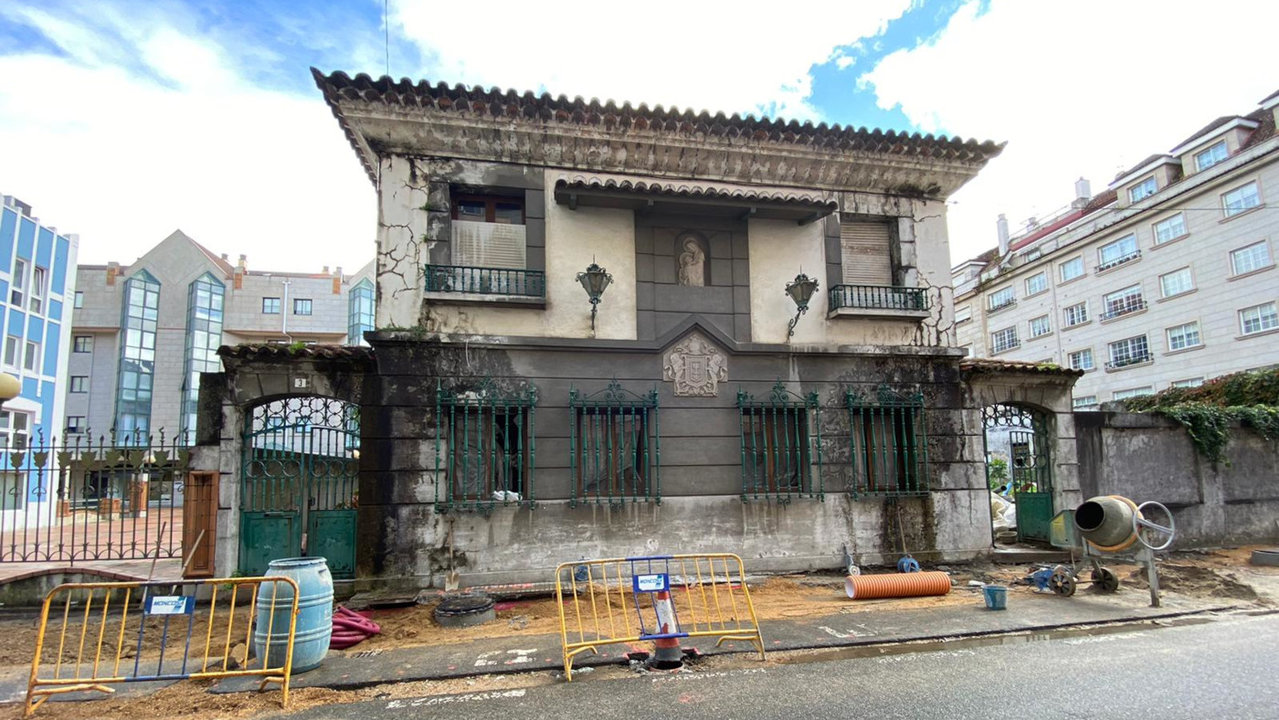 Casa Jaureguízar en la actualidad. JOSÉ LUIZ OUBIÑA