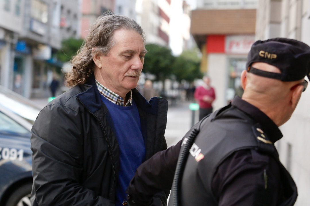  Imagen del narco José Ramón Prado Bugallo, Sito Miñanco, en un juicio celebrado en 2018. GONZALO GARCÍA 