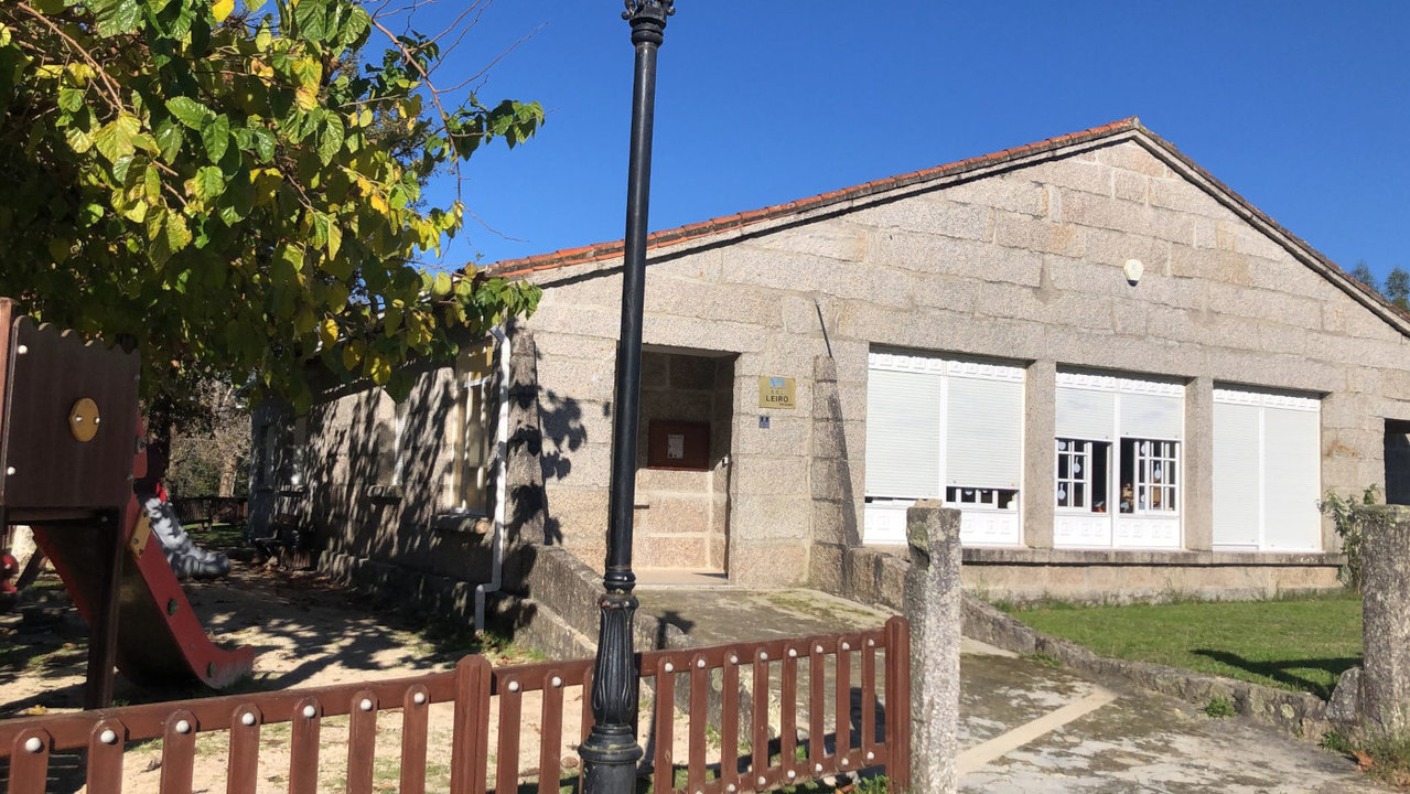 Escola de Leiro (Sede del CRA de Ribadumia). CEDIDA