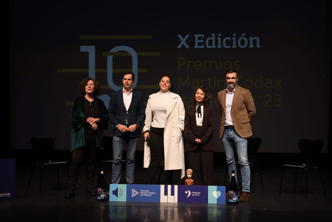 Presentación en Compostela da Gala dos Premios da Música Martín Códax. PIXELÍN