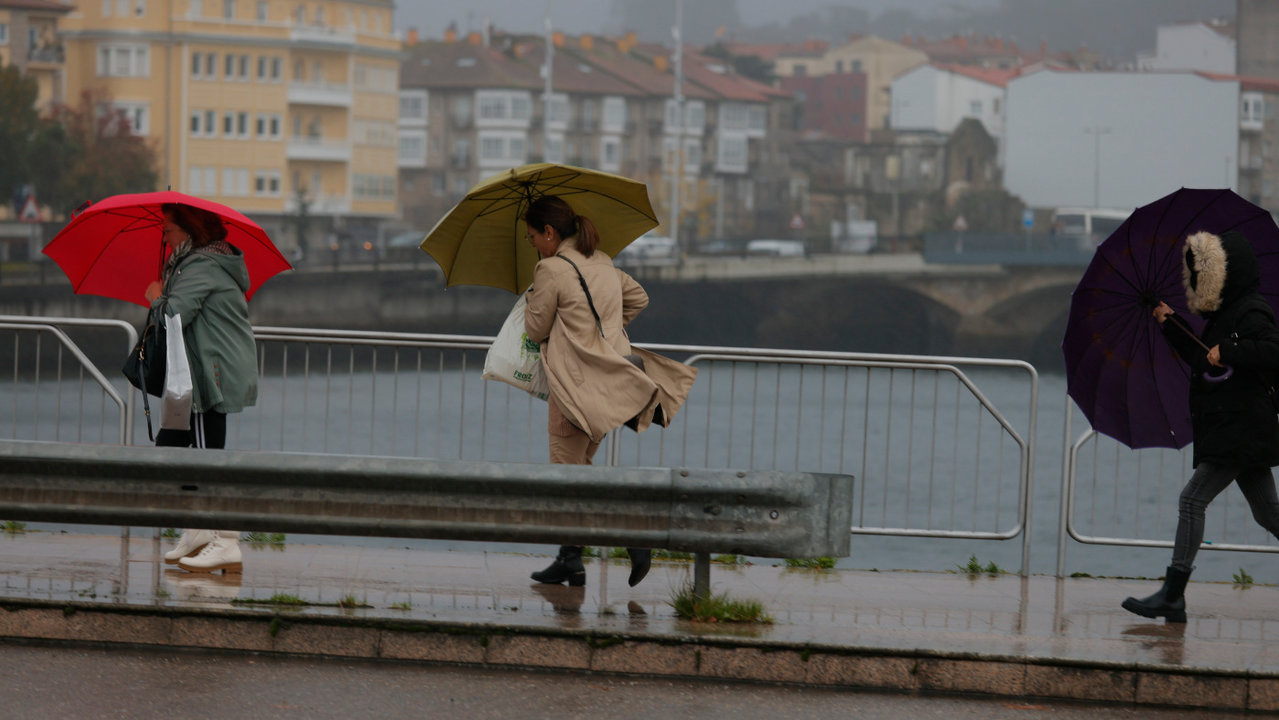  Viento y lluvia en Galicia. GONZALO GARCÍA 
