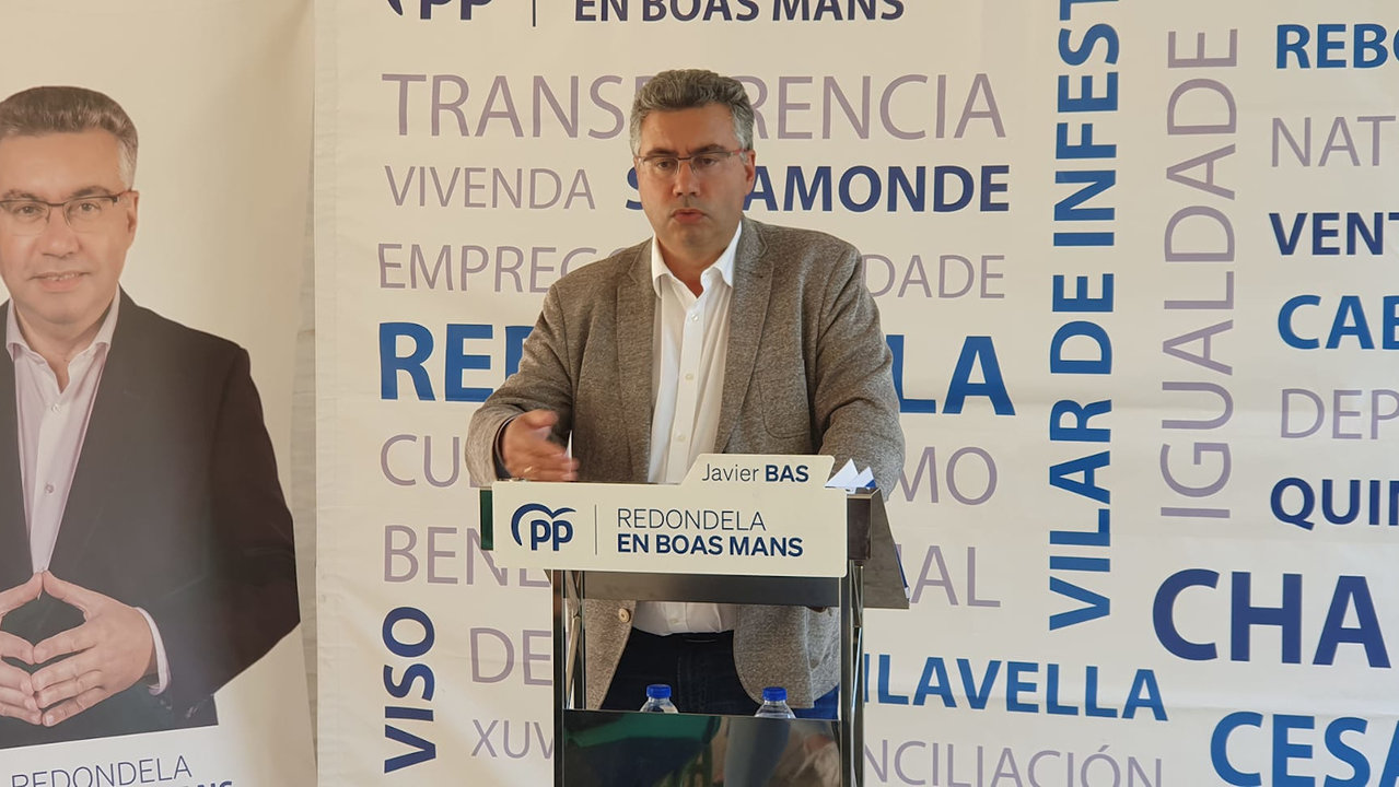  Javier Bas, candidato a la alcaldía de Redondela. PP 