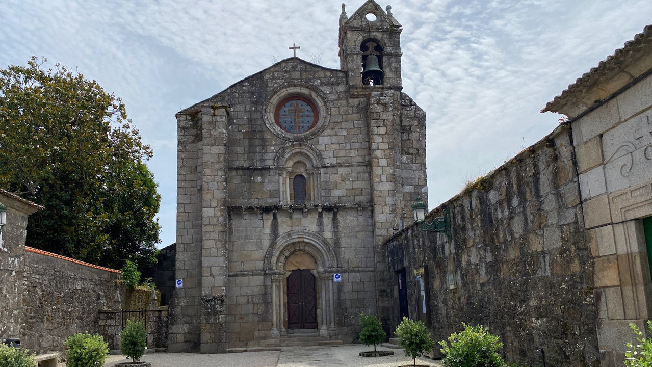 Iglesia de San Martiño de Sobrán en Vilaxoán. DS