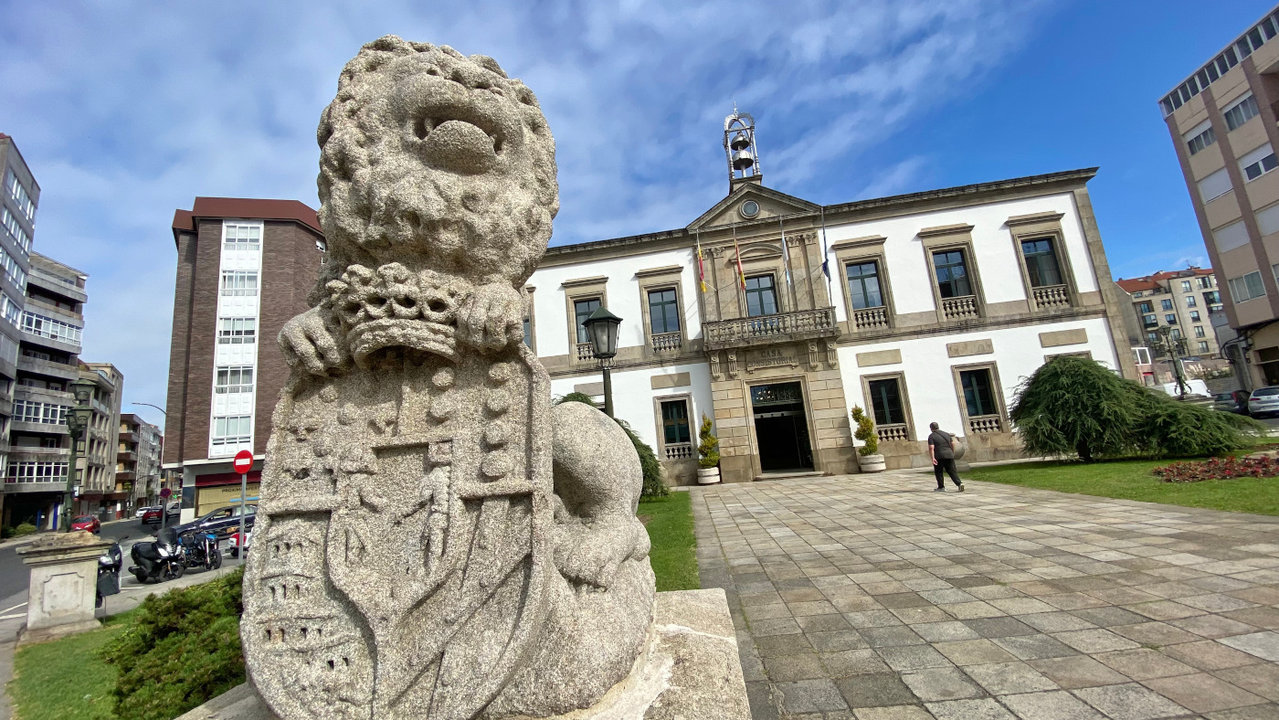 O edificio do concello de Vilagarcía de Arousa. DS
