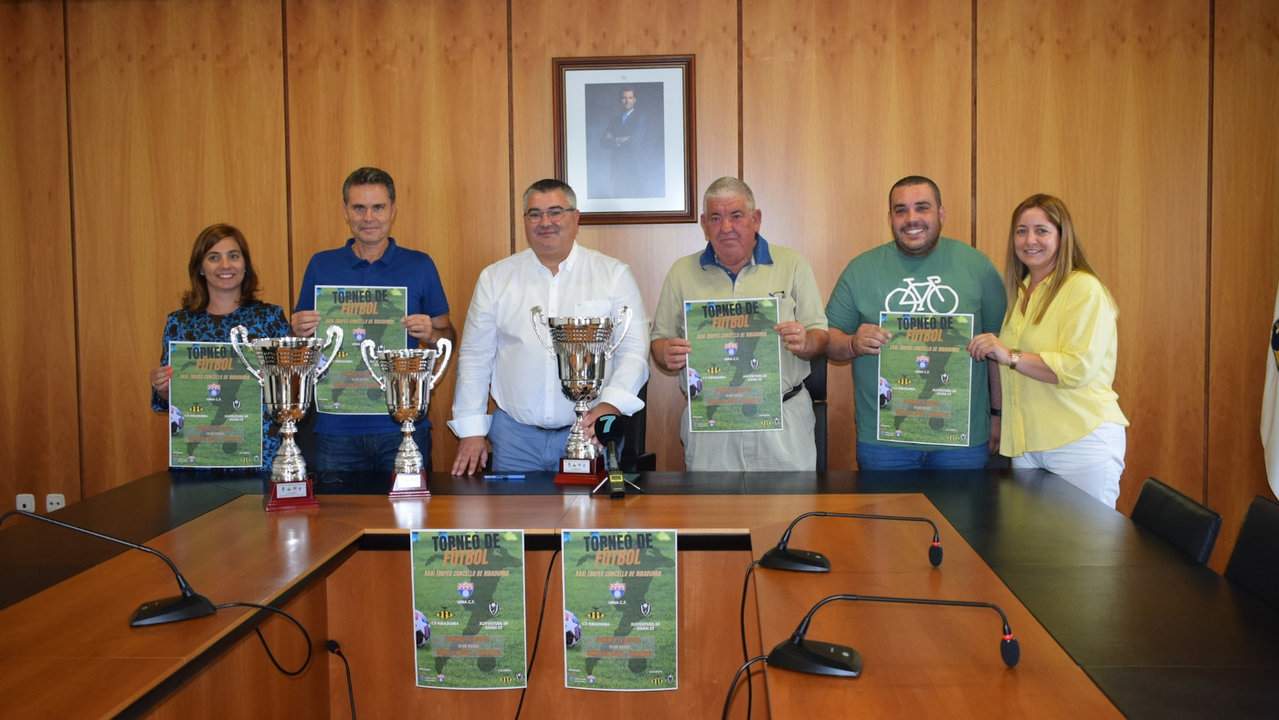Presentación do Trofeo Concello de Ribadumia de fútbol. DS