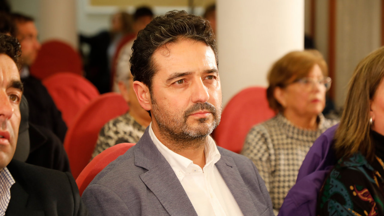 Pablo Leiva durante a pasada campaña electoral. JOSÉ LUIZ OUBIÑA