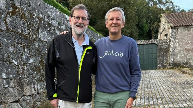  Rajoy y Rueda, de paseo por la Ruta da Pedra e da Auga. PPDEG 