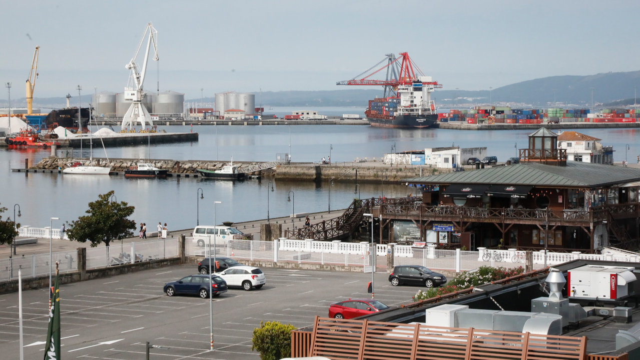 Imagen del puerto de Vilagarcía. DS