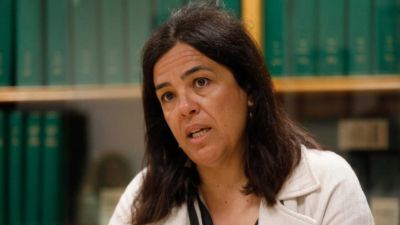 La presidenta de la Mancomunidade, Marta Giráldez. DAVID FREIRE
