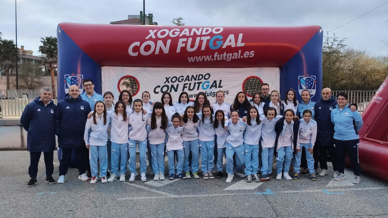 Selecciones gallegas de fútbol sala sub-12 y sub-14 este martes en Sanxenxo. FGF